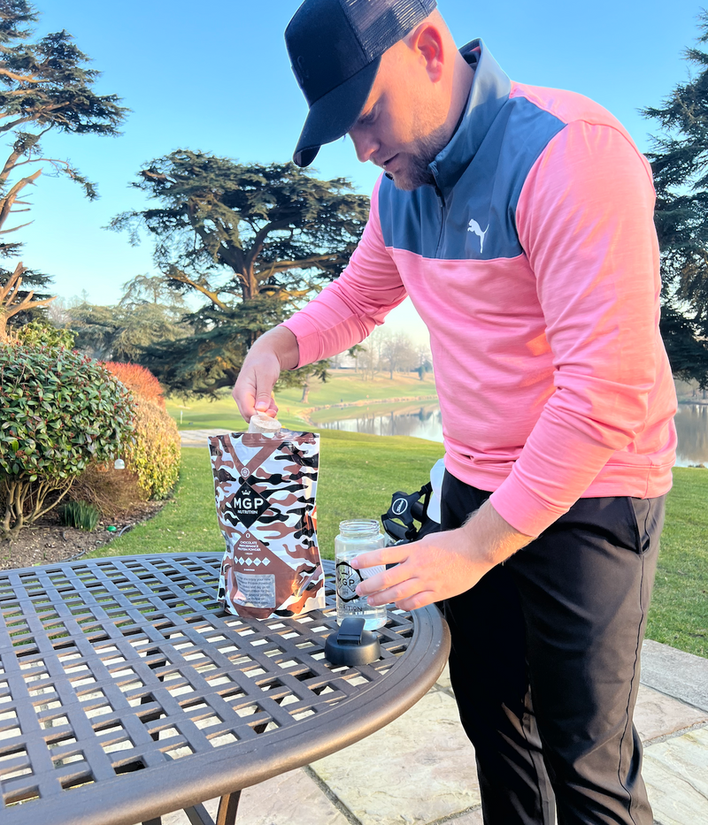 PRO GOLFERS + THE NEW MGP PROTEIN POWDER